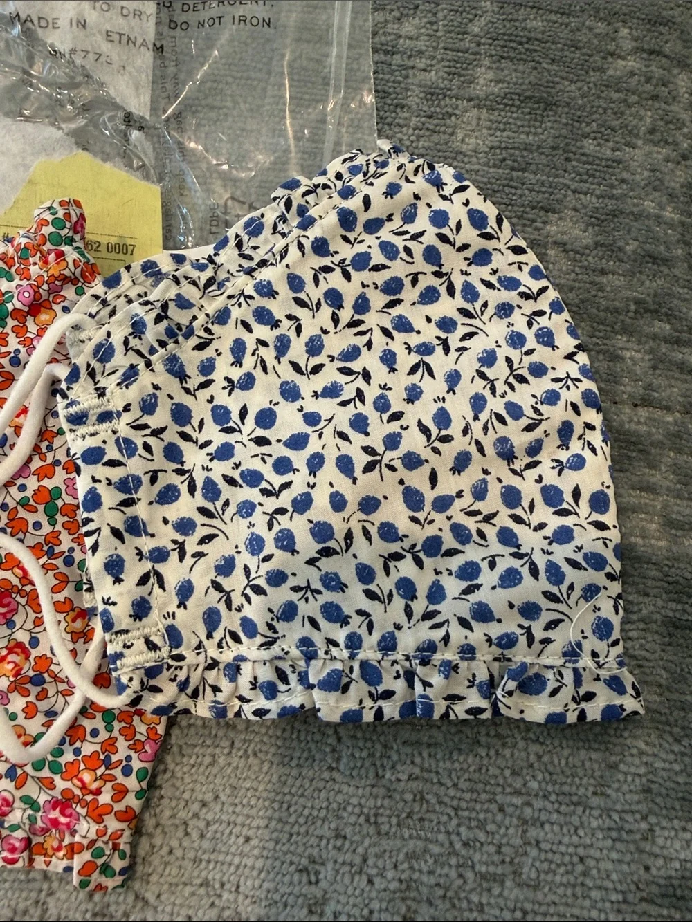 NEW Lot of 2 J.Crew Liberty of London Fabric Face Masks